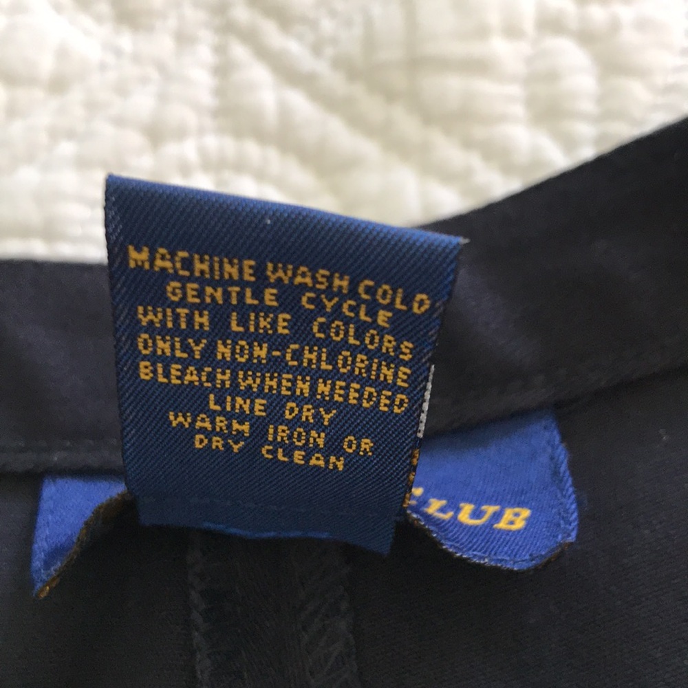 Charter Club women’s pants. Capri or shorter length. Dark navy  size 12 - Picture 5 of 5
